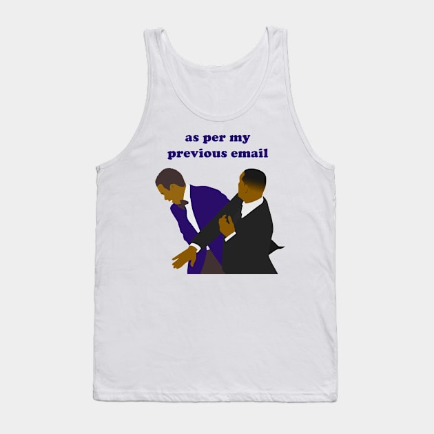 as per my previous email slap Tank Top by Daribo